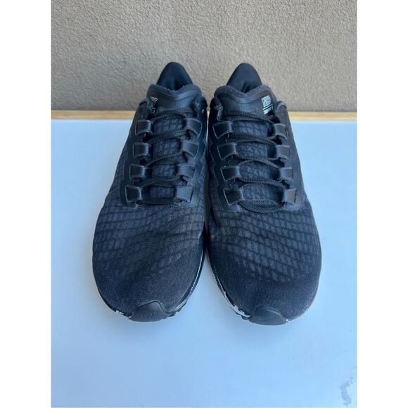 Nike Shoes Mens Size 9.5 Black White Swoosh Air Zoom Pegasus 37 Running Sneakers - Picture 2 of 10